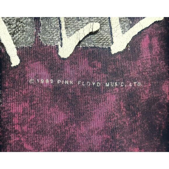 Vintage 1982 Pink Floyd The Wall T-Shirt Hanes Beefy Single Stitch Tie Dye USA - Picture 3 of 12
